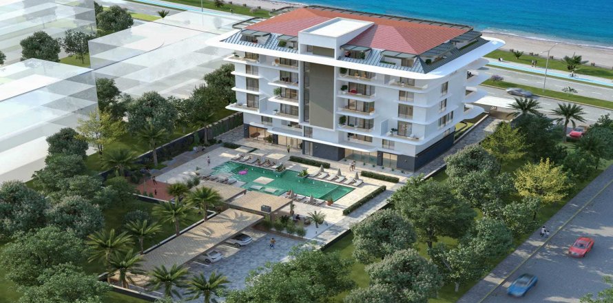 2+1 Apartment in Oxo Beach, Kestel, Antalya, Turkey No. 63583