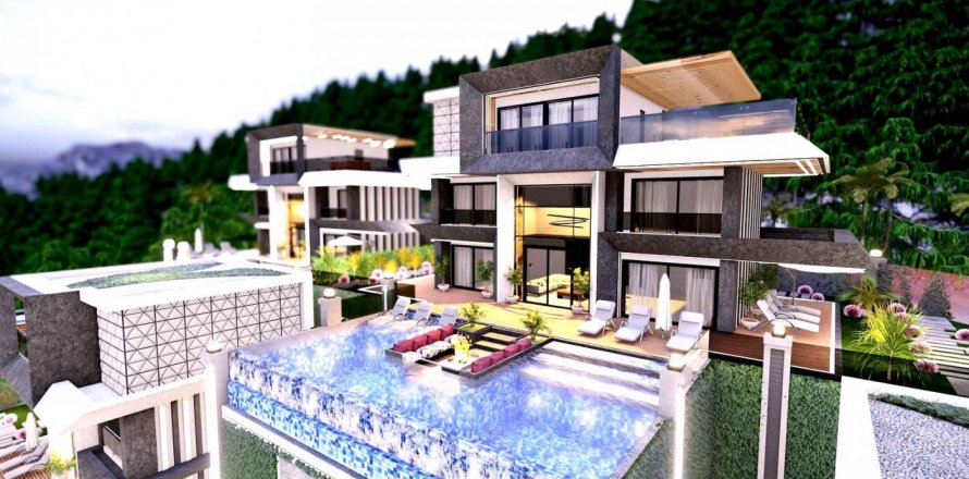 4+1 Villa  in Alanya, Antalya, Turkey No. 64564