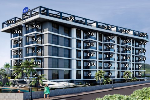 Apartment for sale  in Kargicak, Alanya, Antalya, Turkey, 1 bedroom, 68m2, No. 63540 – photo 1