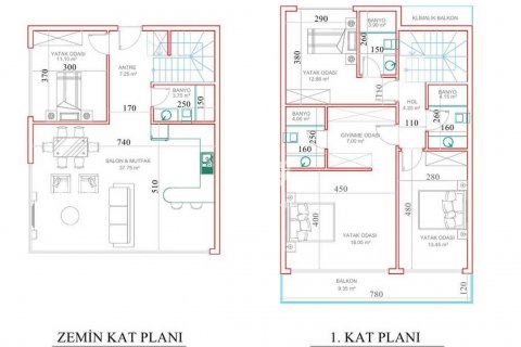 Apartment for sale  in Kargicak, Alanya, Antalya, Turkey, 1 bedroom, 60m2, No. 52479 – photo 11