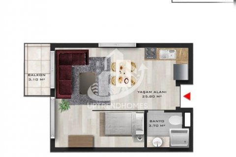 Apartment for sale  in Antalya, Turkey, studio, 44m2, No. 69245 – photo 30