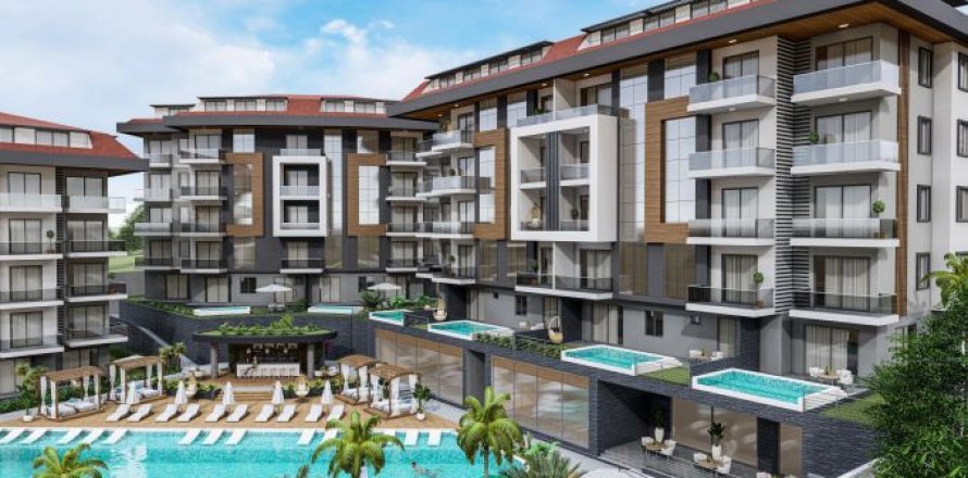 1+1 Apartment  in Kestel, Antalya, Turkey No. 67606