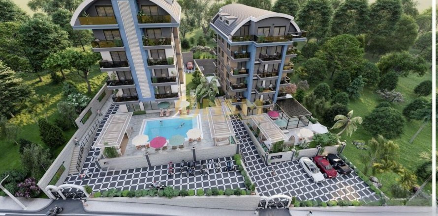 1+1 Apartment  in Alanya, Antalya, Turkey No. 68330