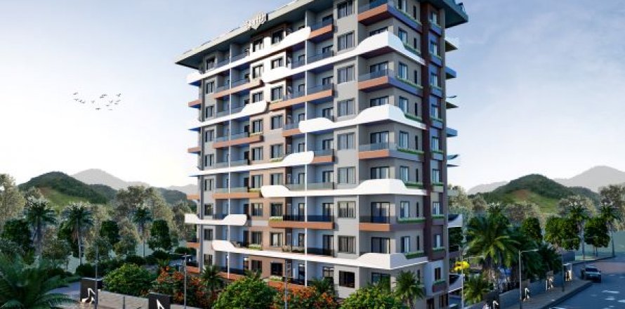 1+1 Apartment  in Demirtas, Alanya, Antalya, Turkey No. 68108