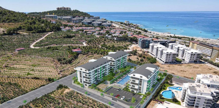 2+1 Apartment in Konak Homes 2, Kargicak, Alanya, Antalya, Turkey No. 79471