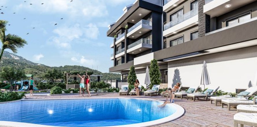 3+1 Penthouse  in Oba, Antalya, Turkey No. 77300