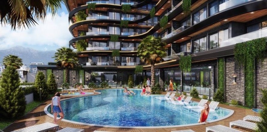 1+1 Apartment  in Kestel, Antalya, Turkey No. 77045