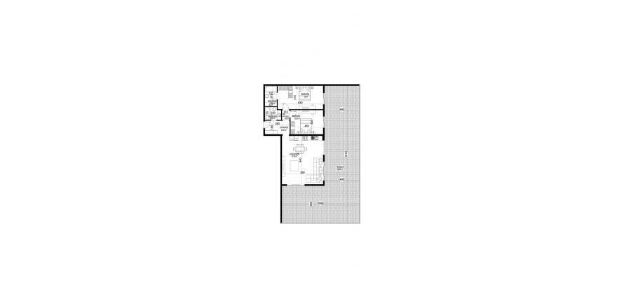 Floor plan «51», 2+1 in building «C» Yekta Kingdom Premium