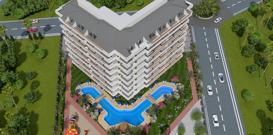 1+1 Apartment  in Gazipasa, Antalya, Turkey No. 76471