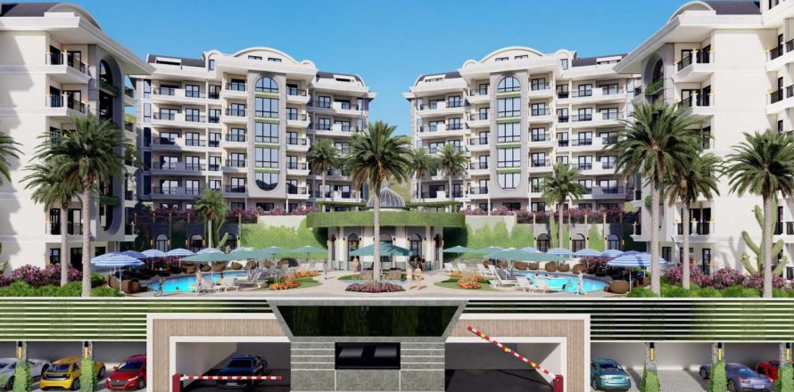 3+1 Apartment  in Oba, Antalya, Turkey No. 77216