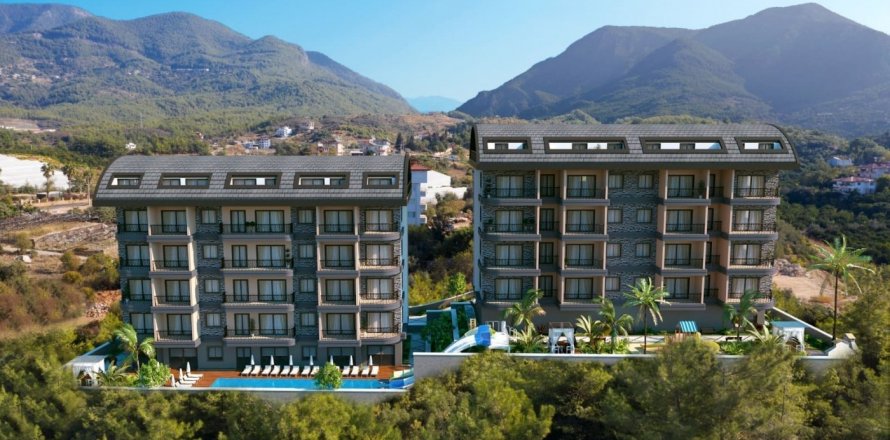 1+1 Apartment  in Oba, Antalya, Turkey No. 76956