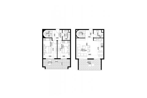 2+1 Penthouse in Yekta Kingdom Premium, Mahmutlar, Antalya, Turkey No. 185032