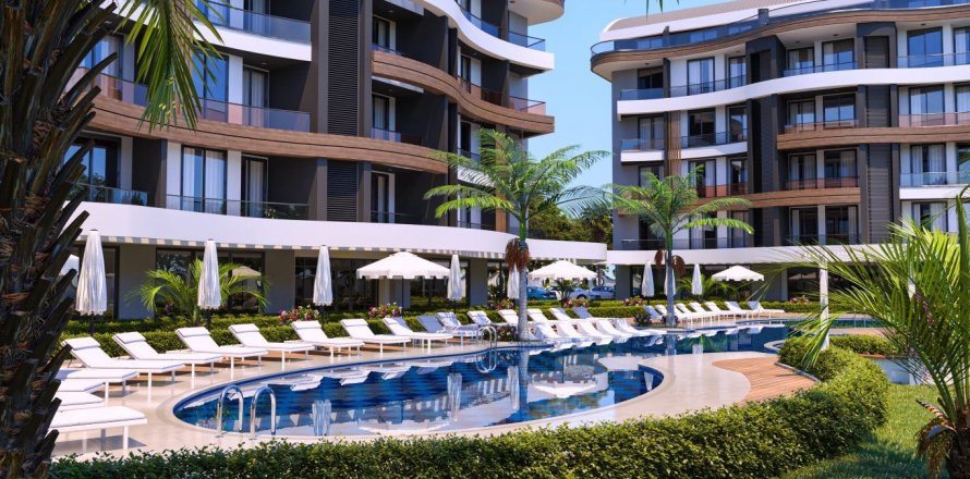 1+1 Apartment  in Alanya, Antalya, Turkey No. 76945