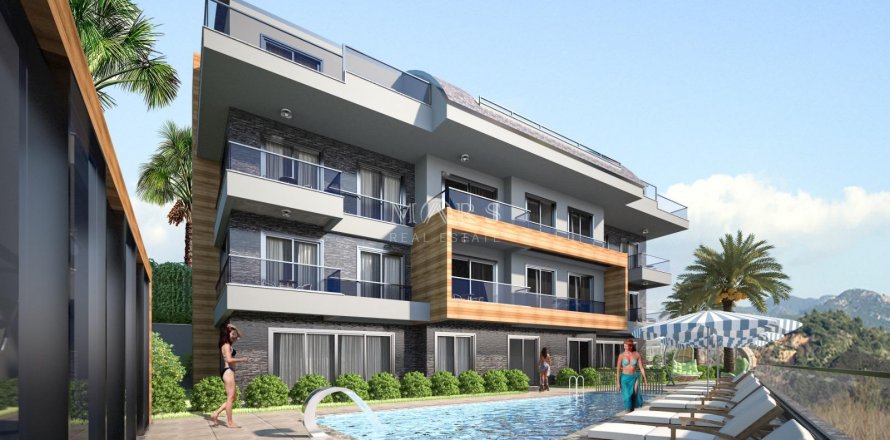4+1 Apartment in Residential residence in a quiet area of ​​Tepe, Alanya, Antalya, Turkey No. 81138