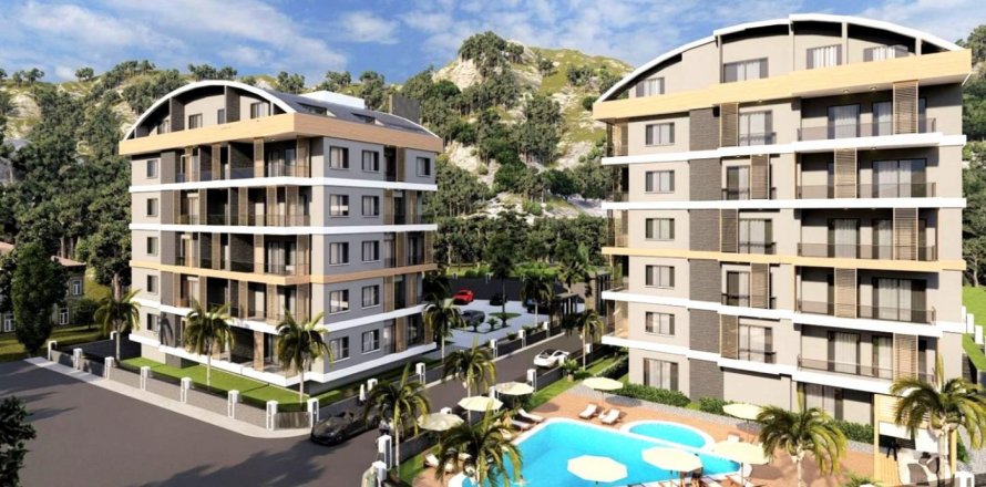 1+1 Apartment  in Oba, Antalya, Turkey No. 84955