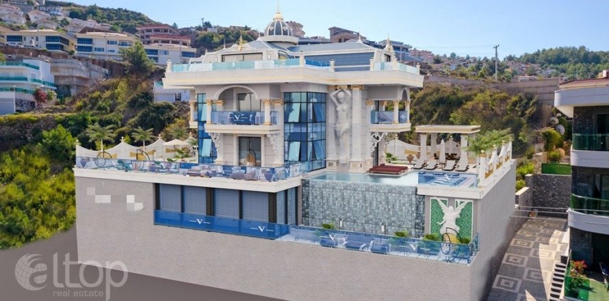 5+1 Villa  in Alanya, Antalya, Turkey No. 83359