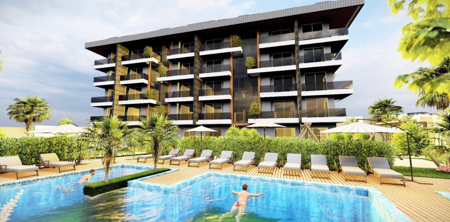 1+1 Apartment  in Alanya, Antalya, Turkey No. 83785