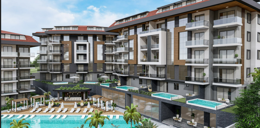 1+1 Apartment  in Kestel, Antalya, Turkey No. 81465