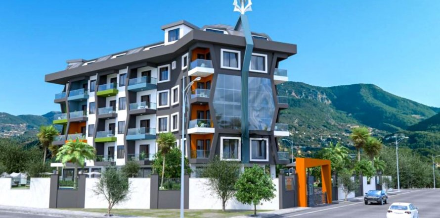 1+1 Apartment  in Oba, Antalya, Turkey No. 81603