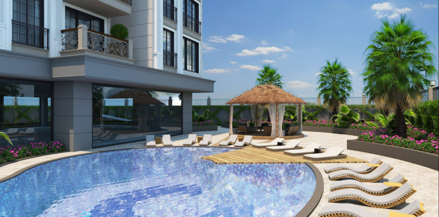 1+1 Apartment  in Alanya, Antalya, Turkey No. 82146