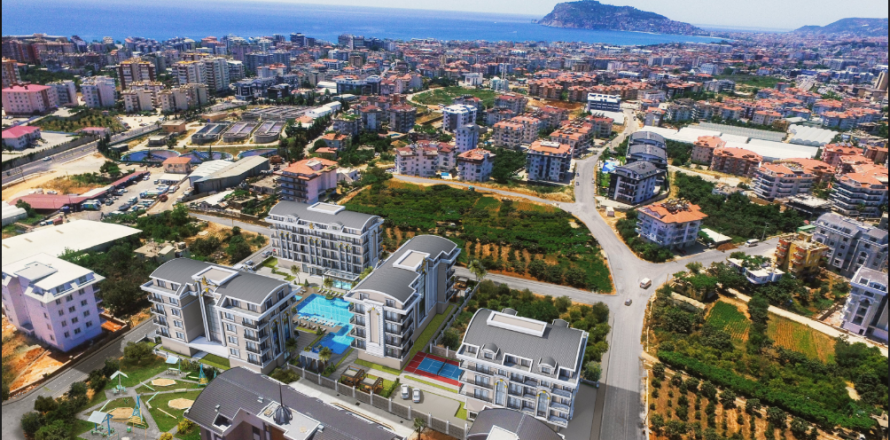 1+1 Apartment  in Oba, Antalya, Turkey No. 80548