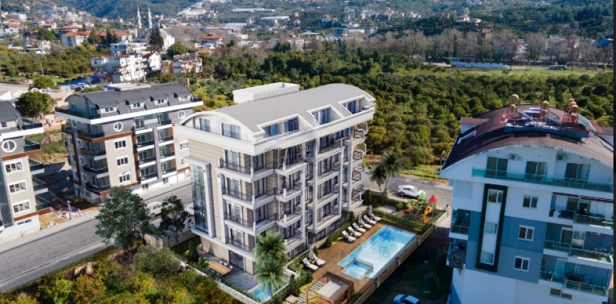 3+1 Penthouse  in Oba, Antalya, Turkey No. 85149