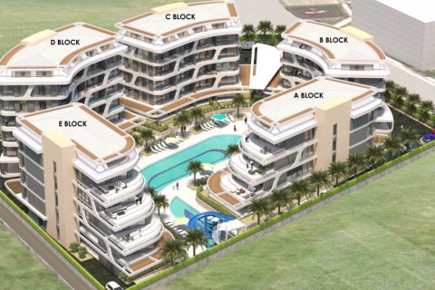 آپارتمان در  Oba ، امارات متحده عربی 1 خوابه ، 58 متر مربع.  شماره 26595 - 1