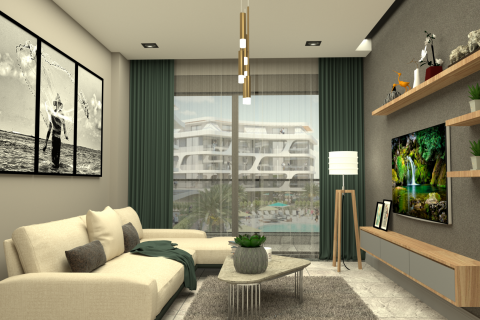 آپارتمان در  Oba ، امارات متحده عربی 59 متر مربع.  شماره 28371 - 25