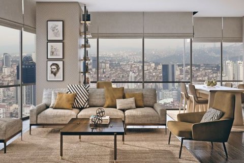 آپارتمان در Sisli، در Bomonti Residence by Rotana Istanbul ، امارات متحده عربی 1 خوابه ، 106 متر مربع.  شماره 32306 - 4