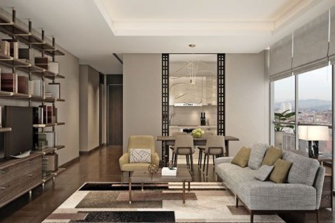 آپارتمان در Sisli، در Bomonti Residence by Rotana Istanbul ، امارات متحده عربی 1 خوابه ، 106 متر مربع.  شماره 32306 - 2