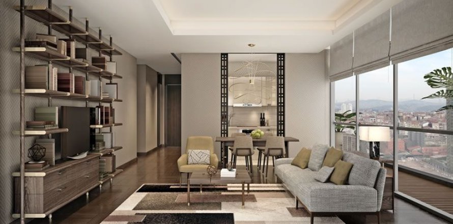 آپارتمان در Sisli، در Bomonti Residence by Rotana Istanbul ، امارات متحده عربی 1 خوابه ، 68 متر مربع.  شماره 32307