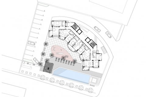 مجتمع مسکونی در  Mahmutlar ، امارات متحده عربی 53.8 متر مربع.  شماره 32897 - 3