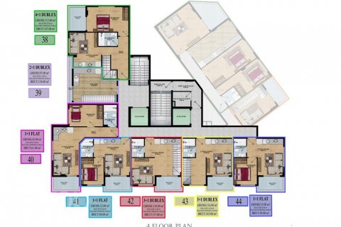 آپارتمان در  Mahmutlar ، امارات متحده عربی  شماره 33120 - 7