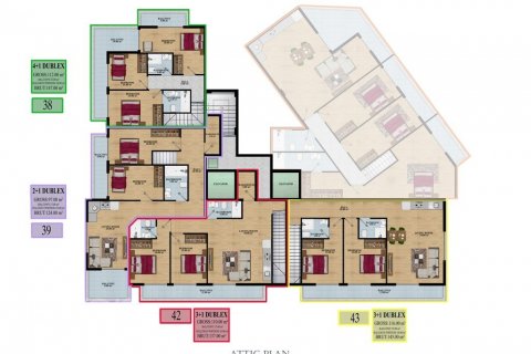 آپارتمان در  Mahmutlar ، امارات متحده عربی  شماره 33120 - 9
