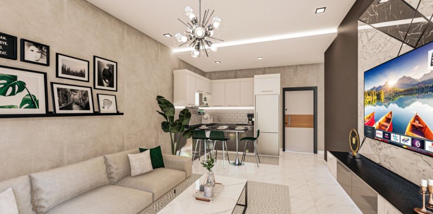 آپارتمان در در Sea Pearl Sky Alanya ، امارات متحده عربی 3 خوابه ، 120 متر مربع.  شماره 33409