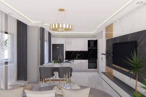 پنت هاس در در Lotus Residence Antalya ، امارات متحده عربی 2 خوابه ، 102 متر مربع.  شماره 35089 - 1