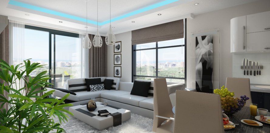 آپارتمان در  Mahmutlar ، امارات متحده عربی 3 خوابه ، 130 متر مربع.  شماره 34258