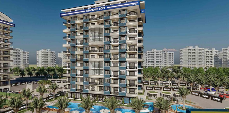 آپارتمان در در Diamond Loft Avsallar ، امارات متحده عربی 3 خوابه ، 178 متر مربع.  شماره 36326