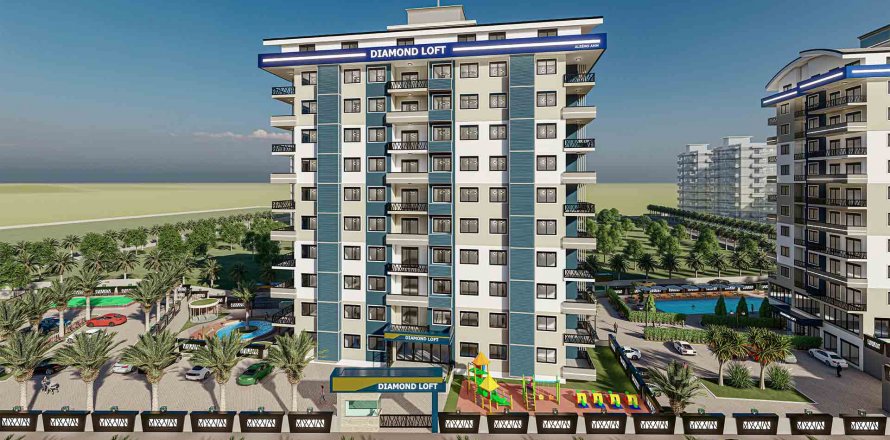 آپارتمان در در Diamond Loft Avsallar ، امارات متحده عربی 2 خوابه ، 93 متر مربع.  شماره 36320