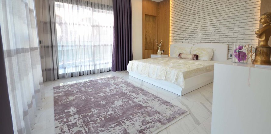 پنت هاس در در Konak Seaside Premium Alanya ، امارات متحده عربی 3 خوابه ، 200 متر مربع.  شماره 35770
