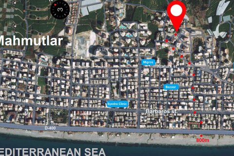 مجتمع مسکونی در  Alanya ، امارات متحده عربی 65 متر مربع.  شماره 35357 - 7