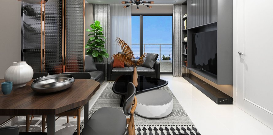 آپارتمان در در Vista Alanya ، امارات متحده عربی 2 خوابه ، 125 متر مربع.  شماره 35323