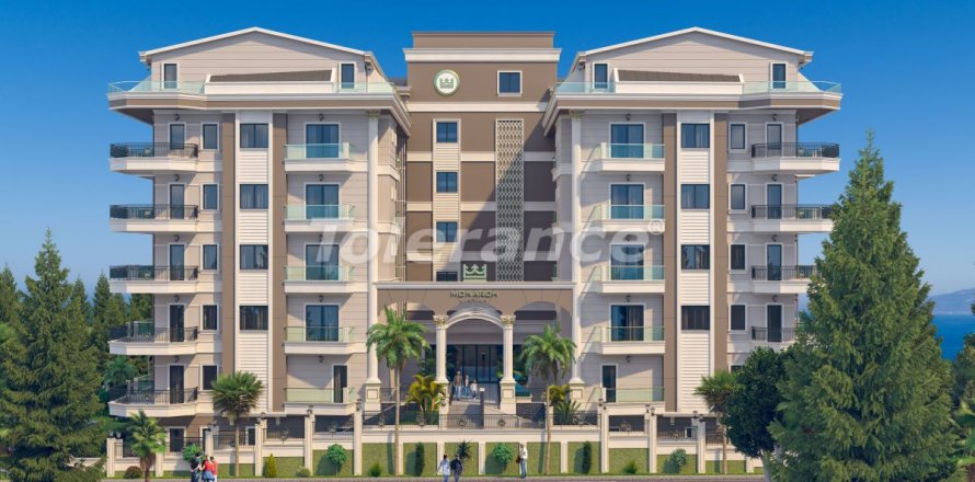 آپارتمان در  Alanya ، امارات متحده عربی 2 خوابه ، 3787 متر مربع.  شماره 26606