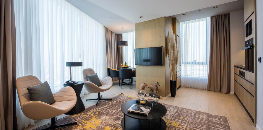 آپارتمان در در G ROTANA Istanbul ، امارات متحده عربی 2 خوابه ، 155 متر مربع.  شماره 36182