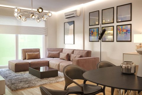 آپارتمان در در The Rising Star Of Beylikduzu Beylikduezue ، امارات متحده عربی 1 خوابه ، 73.44 متر مربع.  شماره 37117 - 1