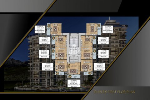آپارتمان در  Mahmutlar ، امارات متحده عربی 2 خوابه ، 120 متر مربع.  شماره 10591 - 3