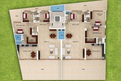 پنت هاس در  Marmaris ، امارات متحده عربی 4 خوابه ، 411 متر مربع.  شماره 37373 - 10
