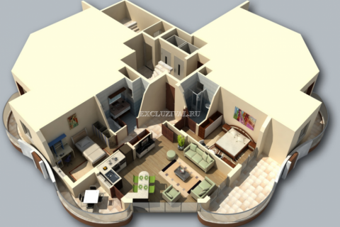 آپارتمان در  Izmir ، امارات متحده عربی 2 خوابه ، 113 متر مربع.  شماره 37359 - 7