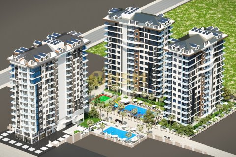 آپارتمان در  Alanya ، امارات متحده عربی 1 خوابه ، 58 متر مربع.  شماره 38273 - 25