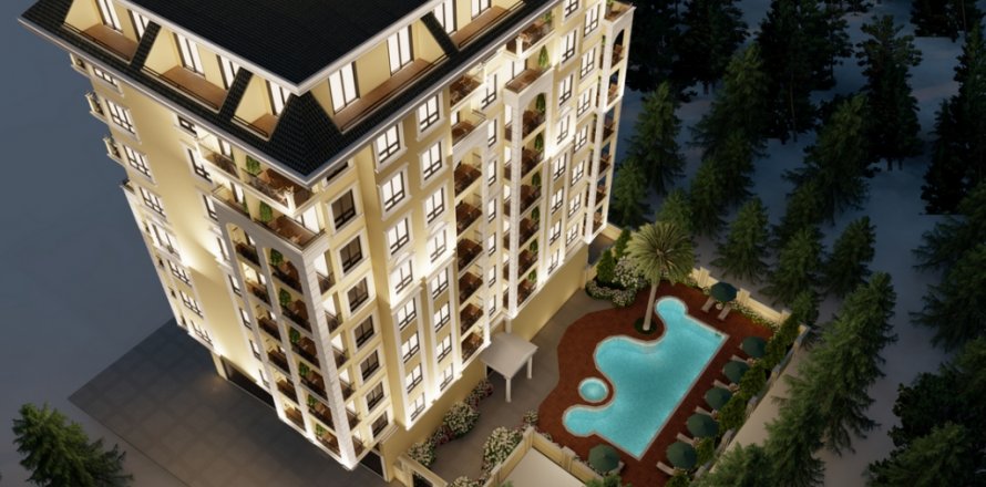 آپارتمان در  Mahmutlar ، امارات متحده عربی 1 خوابه ، 48 متر مربع.  شماره 39637